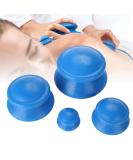 4-Piece Cupping Set - Medical Silicone Suction Cups for Effective Chinese Cupping Therapy & Healthcare Massage - Buy Online on GoSupps.com
