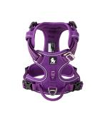 Truelove No Pull Dog Harness - Reflective Adjustable Soft Padded Vest for Dogs - TLH56512 S Purple - Buy Online on GoSupps.com