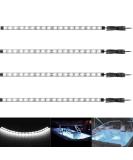 Vbakor Boat LED Strip Lights 4 Pcs 24'' | Super Bright Waterproof Marine Lights for Pontoon Fishing Boat Yacht Kayak Sailboat | 12V Interior Courtesy Deck Navigation Lights (White) - Buy Online on GoSupps.com