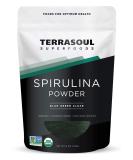 Terrasoul Superfoods Organic Spirulina Powder 6 Oz - High in Protein  Lab-Tested  Grown in India - Buy Online on GoSupps.com