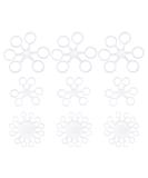 Yinetteech 300 pcs Pellet Bait Bands - Elastic Ligaments for Carp Fishing Hair Rigs | Transparent 5mm 7mm 10mm | Premium Hook Terminal Tackle Accessories - Buy Online on GoSupps.com