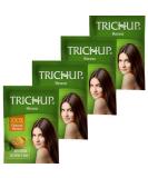 Trichup Pure Natural Herbal Henna Hair Powder (100g x 4) Pack of 4 - Buy Online on GoSupps.com