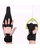 Lolicute Finger Splint Brace - Anti-Spasticity Rehabilitation Gloves for Stroke Patients & Athletes - Universal Fit - Black - Buy Online on GoSupps.com