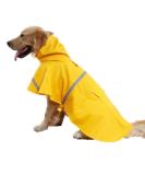 Tineer Adjustable Waterproof Reflective Dog Raincoat - XXL Yellow - Buy Online on GoSupps.com