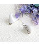 Haptian Stereo Devil Horn Ear Clip - Chic Halloween Cosplay Hairpin (White 1 Pair) | International Shipping - Buy Online on GoSupps.com