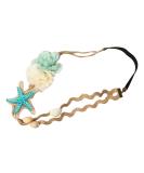 Stunning Beach Shell Forehead Headband for Brides | Beautiful Bridal Hair Accessories - Buy Online on GoSupps.com