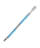 Krisp Beauty Dual Sided Cuticle Pusher - Surgical Grade Stainless Steel Manicure/Pedicure Tool Set for Nail Care - Blue - Buy Online on GoSupps.com