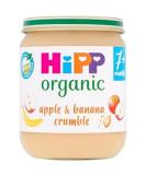 HiPP Organic Apple and Banana Crumble Baby Food Jar 7 Plus months (6 x 160g) 6x 160g Apple & Banana Crumble - Buy Online on GoSupps.com