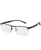 Unisex Progressive Multifocal Reading Glasses - Blue Light Filter Anti-Fatigue Computer Glasses for Men & Women - UV Protection Reduce Eye Load Presbyopia Readers 2.50x - Black - Buy Online on GoSupps.com