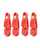 VOANZO 4PCS Heavy Tension Snap Release Clips for Kites Planer Board Downrigger Trolling Fishing (Red) - Buy Online on GoSupps.com
