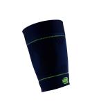 Bauerfeind Compression Skylight Volume Sports Sleeves - Unisex Upper Leg Support for Ball & Endurance Sports - Strengthen Thigh Muscles - Marineblau (1 Pair) - Buy Online on GoSupps.com