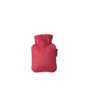 Hugo Frosch Mini Hot Water Bottle 0.2L with Velour Cover Tomato Red | Eco-Friendly & Comfortable Heat Solution - Buy Online on GoSupps.com