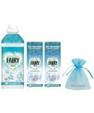 Fairy Fresh Fabric Conditioner Snuggly Soft for Sensitive Skin 26 washes 858ml & Fairy Fresh in Wash Scent Booster Beads 2 Pack x 176gr Almond Milk & Manuka Honey + For you Organza small bag - Buy Online on GoSupps.com