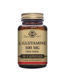 Solgar L-Glutamine 500 mg Vegetable Capsules - Pack of 50 - Fuel For Muscles - Supports An Active Healthy Lifestyle - Vegan and Gluten Free 1 count (Pack of 50) - Buy Online on GoSupps.com