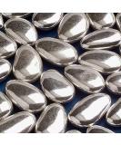 Sugared Almonds Silver Luxury Wedding Favour Confectionery Sweets (1kg Box/approx 250 pieces) - Buy Online on GoSupps.com