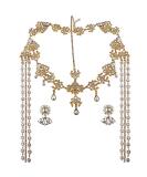 Bridal Headband and Earrings Crystal Jewelry Set for Women - Wedding Tiara Rhinestone Hair Accessories - Buy Online on GoSupps.com