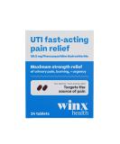 Winx Health UTI Pain Relief Tablets - Fast & Maximum Strength Urinary Tract Infection Treatment for Women - 24 Tablets - Buy Online on GoSupps.com