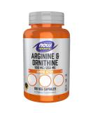 Buy Now Foods L-Arginine & L-Ornithine 100 Vegan Capsules | Amino Acids Gluten-Free Non-GMO Laboratory Tested - Buy Online on GoSupps.com