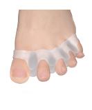 Pack of 10 Gel Toe Separators | Silicone Toe Spacers for Bunions & Correct Alignment | Restore Overlapping Toes - Buy Online on GoSupps.com