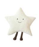 LIBOOI 60cm Sun Cloud Moon Star Pillow Cushion Decorative Kids Cute Nursery Pillow Cloud Soft Decor Stuffed Pillow Plush Pillow for Kids Bolster Soft Sofa Room Decor (UK1-YH-221129DJ02-5-HD) 60cm Star - Buy Online on GoSupps.com