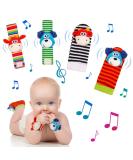 TagarMuser Racial Socks for Babies | 4-Pack 0-6 Months | Unique Baby Gifts & Rattle Toys - Buy Online on GoSupps.com