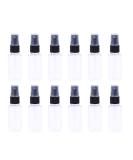 UEETEK 12pcs 30ml Portable Travel Spray Bottles Fine Mist Clear Plastic - Ideal for Travel & Toiletries - Buy Online on GoSupps.com
