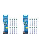 Oral-B Pro Precision Clean Electric Toothbrush Heads - 8 Pack with X-Shaped Bristles Original Design from Germany - Buy Online on GoSupps.com