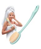 Chiris Back Brush - Long Handle Body Brush for Shower & Bath | Wet & Dry Back Scrubber for Acne Peeling & Dead Skin Removal (Blue) - Buy Online on GoSupps.com