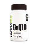 NutraBio CoQ10 Dietary Supplement - 100mg for Healthy Heart & Cellular Energy | 60 Capsules - Buy Online on GoSupps.com
