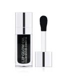 Hydrating Plumping Lip Gloss - Long Lasting Non-Sticky Tinted Balm with Big Brush & Glitter Shine - Black - Buy Online on GoSupps.com