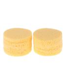 Minkissy 10pcs Compressed Natural Cellulose Makeup Removal Sponge - Fast Cleansing Facial Wash (Yellow) - Eco-Friendly Beauty Tool - Buy Online on GoSupps.com