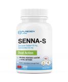 Puregen Labs Senna-S Natural Vegetable Laxative & Stool Softener 250 Tablets | Gentle Overnight Relief for Occasional Constipation - Buy Online on GoSupps.com