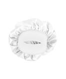 MELTU 1 Pack Hair Bonnet for Sleeping Satin Bonnet with Wide Elastic Band Silk Hair Wrap for Sleeping Soft Sleep Cap White - Buy Online on GoSupps.com