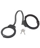 Yoghourds Metal Long Handcuffs - Sturdy Durable Double Lock Steel LegCuffs, Police Professional Heavy Duty Ankle Handcuffs with 2 Keys & Holster (Black) - Buy Online on GoSupps.com