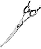 Buy Purple Dragon 7-Inch Japanstahl-440c Professional Dog & Cat Scissors - Right-Handed Bending Scissors for Groomers & Beginners - Buy Online on GoSupps.com