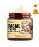 Whipped Beef Tallow & Honey Balm - 4oz Organic Face Cream Body Lotion & Lip Balm | Grass Fed & Finished - Buy Online on GoSupps.com