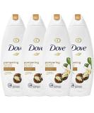Dove Pampering Body Wash with Shea Butter and Vanilla, 25.3 oz (Pack of 4) - Skin Nourishing Moisturizers - Buy Online on GoSupps.com