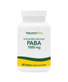 NaturesPlus PABA 1000mg Sustained Release Tablets - Skin Health & Energy Support - 60 Vegetarian Servings - Buy Online on GoSupps.com