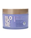 BlondMe Cool Blondes Neutralizing Mask - 450ml | Purple Pigments Deep Conditioner for All Blonde Hair Types - Buy Online on GoSupps.com