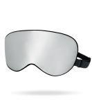 Olesilk Adjustable Silk Sleep Mask - 100% Mulberry Eye Mask for Sleeping | Unisex Silver Gray - Buy Online on GoSupps.com