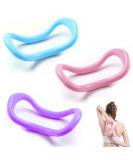 Buy Forreen Fascia Stretching Ring - 3 Piece Yoga & Pilates Fitness Circles for Full Body Toning - Pink Blue Purple - Buy Online on GoSupps.com
