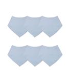 Royal Icon Baby Bandana Bibs - Stylish and Functional Dribble Bibs for 0-6 Months | Soft & Absorbent Set for Newborn Boys & Girls - 6 Blue Pieces - Buy Online on GoSupps.com