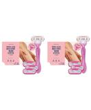 by Amazon Women's 5 Blade Razor with Multi Axis Pivot handle + 3 refills (Previously Solimo brand) (Pack of 2) 1 count (Pack of 2) 1 Razor 3 Refills - Buy Online on GoSupps.com