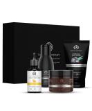 Buy The Man Company Face in Point Facial Kit | Vitamin C Serum Charcoal Wash & Moisturizing Cream for Men - Soft & Supple Skin Gift Set - Buy Online on GoSupps.com