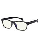 Gamma Ray Computer Blue Light Blocking Gaming Reading Glasses w/ Amber Tint and Anti Glare UV Digital Eyestrain 0.00x - Buy Online on GoSupps.com