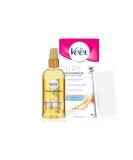 VEET Hair Removal Duo: Pure Cold Wax Strips & Multi-Benefit Oil - 20 Strips + 100ml for Body & Legs | Smooth Skin & Wax Residue Removal - Buy Online on GoSupps.com