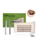 False Eyelashes & Lash Extension Kit | 40pcs D Curl Cluster Lashes Eyelash Glue Included | Natural & Reusable 10-12mm Easy to Use - Buy Online on GoSupps.com