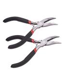2 Pack 5 Inch Bent Nose Pliers for Jewelry Making and Beading Supplies - Buy Online on GoSupps.com