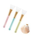 Face Mask Brush 3Pcs Silicone Face Mask Brushes Soft Silicone Applicator Brush Silicone Mask Brushes Beauty Tool Facial Applicator Brushes for Applying Mud Body Lotion or Mixed Mask - Buy Online on GoSupps.com