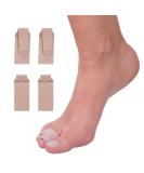 ZenToes Firm Support Buddy Wraps for Hammertoes - Reusable Fabric 4 Count - Protect & Straighten | Beige - Buy Online on GoSupps.com